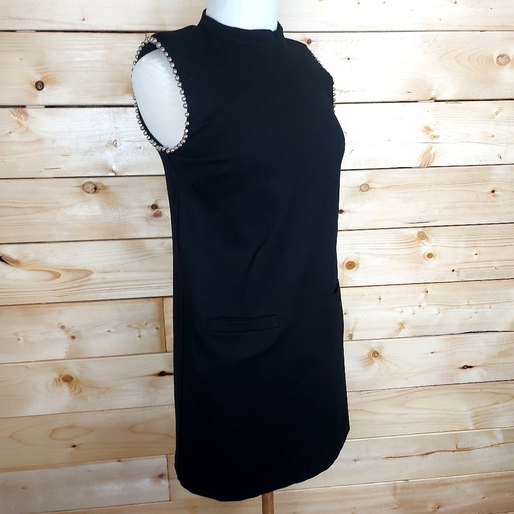 TRISTAN stretch little black dress Size Medium